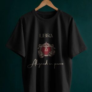 Libra Black Oversized T-Shirt