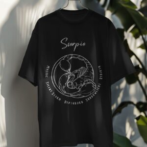 Scorpio SunSign Defined Oversized T-Shirt