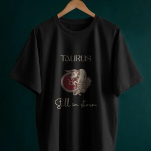 Taurus Black Oversized T-Shirt